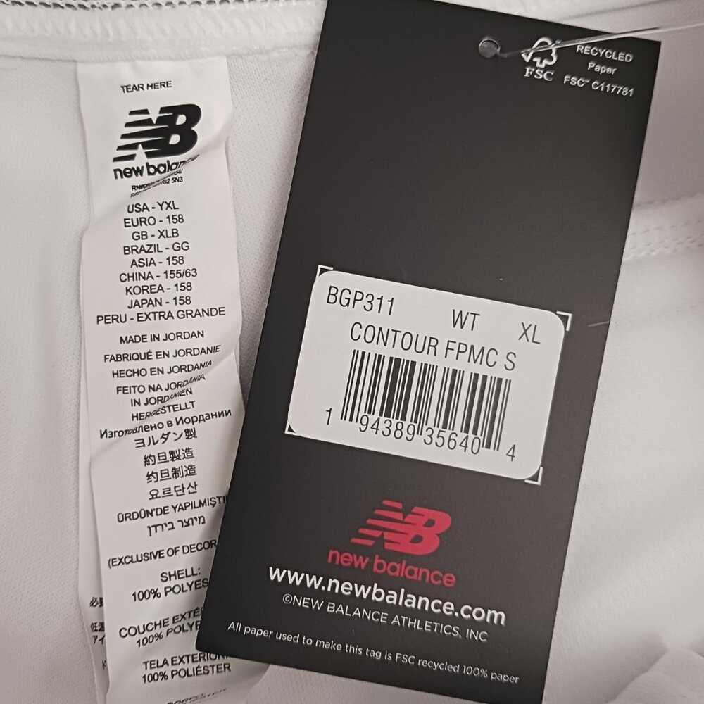New Balance Youth Fastpitch Softball Mid Calf Pant Size L, XL White - NWT - Picture 8 of 8
